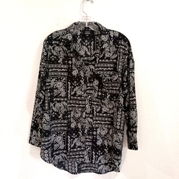 Vici Oversized Print Blouse - Picture 1 of 7
